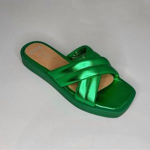 NAT Emerald Green Sandals